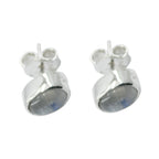 Rainbow-Moonstone-Russian-María-Solitaire-Stud-White-Sterling-Silver-Earring