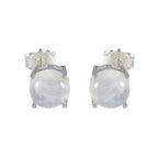 Rainbow-Moonstone-American-Lourdes-Solitaire-Stud-White-92.5-Silver-Earring