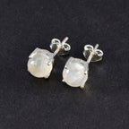Rainbow-Moonstone-American-Lourdes-Solitaire-Stud-White-92.5-Silver-Earring