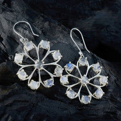 Rainbow-Moonstone-French-Cecilia-multiple-Dangle-White-925-Silver-Earring