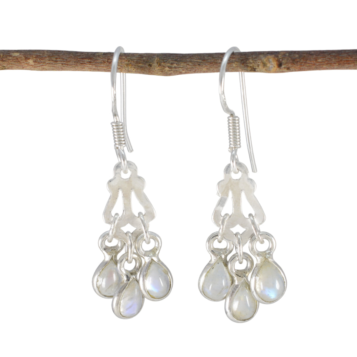 Rainbow-Moonstone-American-María-multiple-Dangle-White-925-Silver-Earring