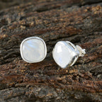 Rainbow-Moonstone-American-Milagros-Solitaire-Stud-White-Silver-Earring