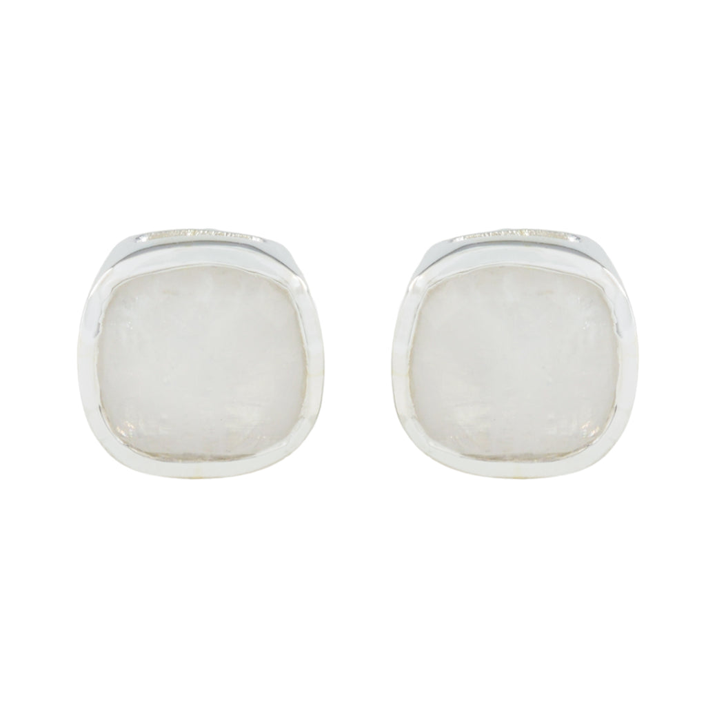 Rainbow-Moonstone-American-Milagros-Solitaire-Stud-White-Silver-Earring