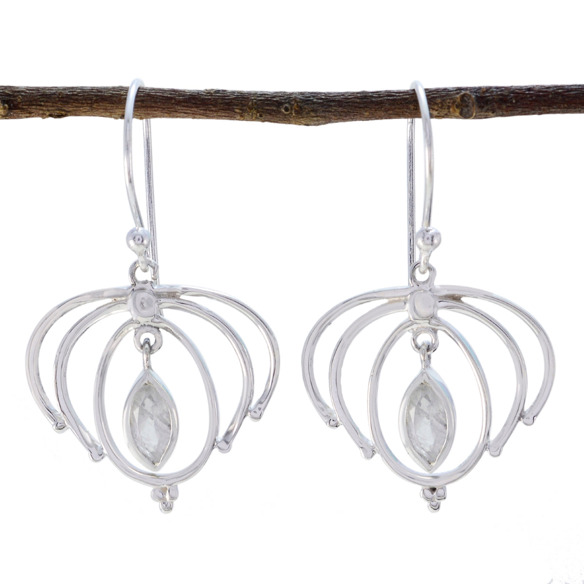 Rainbow-Moonstone-Mexican-Pilar-Solitaire-Dangle-White-Silver-Earring