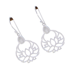 Rainbow-Moonstone-Latin-American-Rosa-Solitaire-Dangle-White-92.5-Silver-Earring