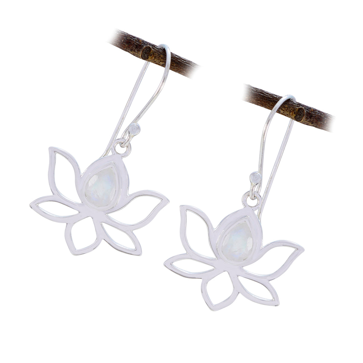 Rainbow-Moonstone-Russian-Naomi-Solitaire-Dangle-White-925-Sterling-Silver-Earring
