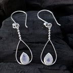 Rainbow-Moonstone-Moroccan-Victoria-Solitaire-Dangle-White-925-Silver-Earring