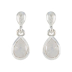 Rainbow-Moonstone-Korean-Chen-Solitaire-Stud-White-925-Silver-Earring