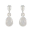 Rainbow-Moonstone-Korean-Chen-Solitaire-Stud-White-925-Silver-Earring