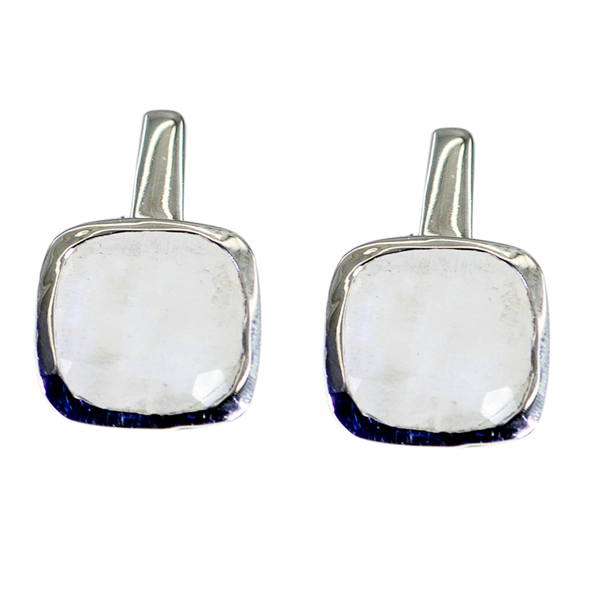 Rainbow-Moonstone-Spanish-Aria-Solitaire-Stud-White-Silver-Earring