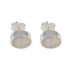 Rainbow-Moonstone-Moroccan-Bianca-Solitaire-Stud-White-925-Sterling-Silver-Earring