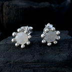 Rainbow-Moonstone-Italian-Isabella-Solitaire-Stud-White-925-Sterling-Silver-Earring