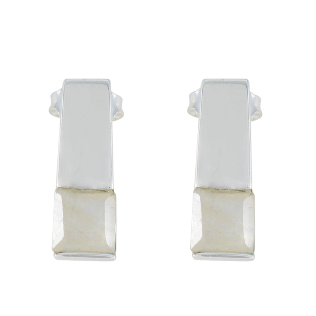 Rainbow-Moonstone-Russian-Luna-Solitaire-Stud-White-925-Silver-Earring