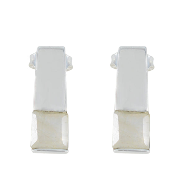 Rainbow-Moonstone-Russian-Luna-Solitaire-Stud-White-925-Silver-Earring