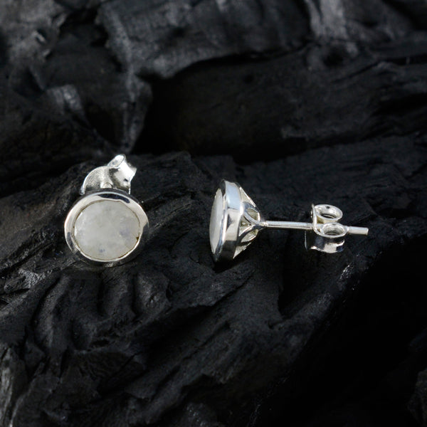 Rainbow-Moonstone-Latin-American-Zoey-Solitaire-Stud-White-Silver-Earring