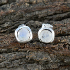 Rainbow-Moonstone-American-María-Solitaire-Stud-White-Sterling-Silver-Earring