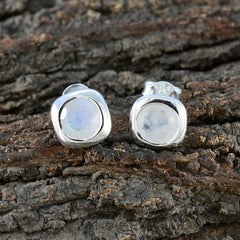 Rainbow-Moonstone-American-María-Solitaire-Stud-White-Sterling-Silver-Earring