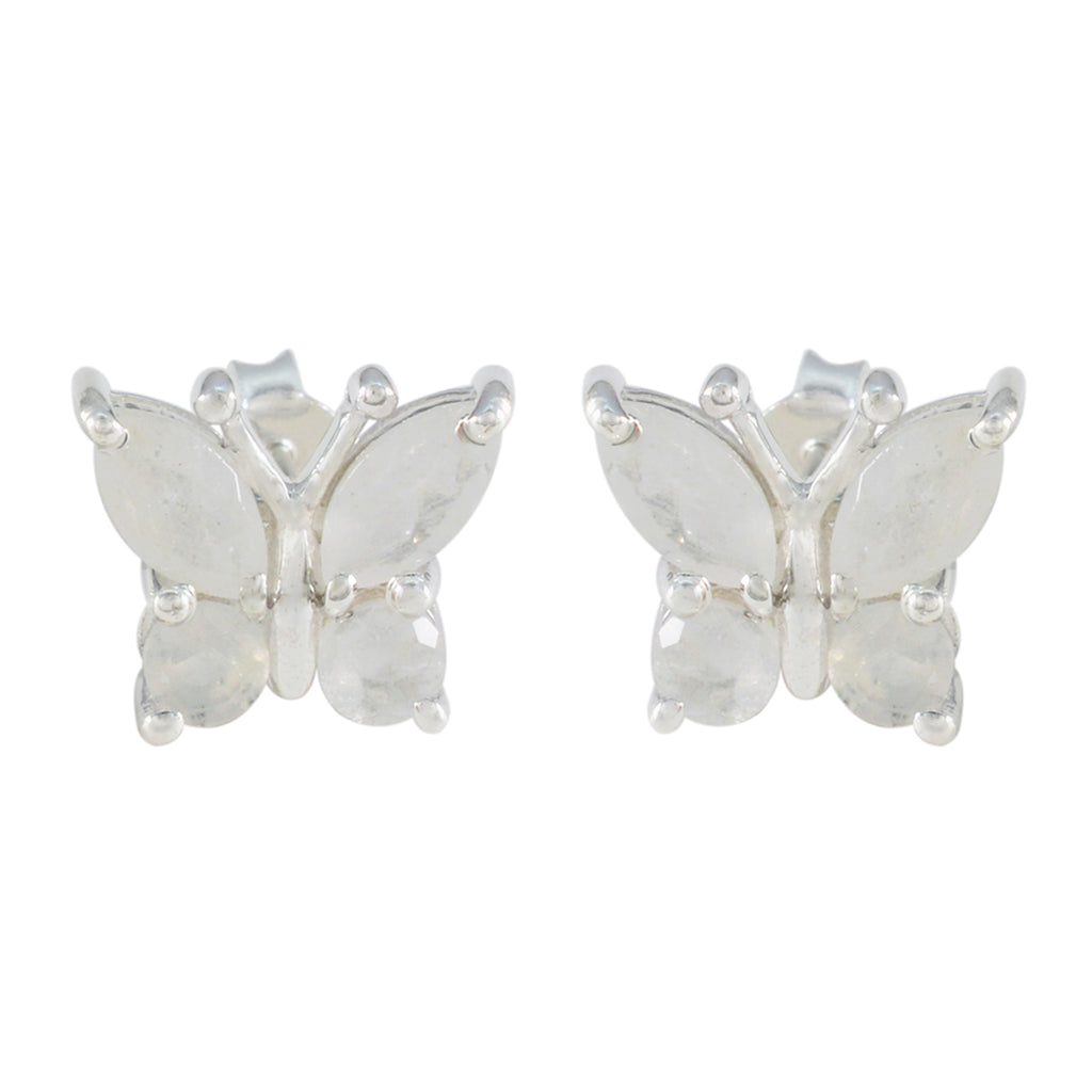 Rainbow-Moonstone-Middle-Eastern-Inès-quarter-Stud-White-Silver-Earring