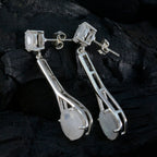 Rainbow-Moonstone-Middle-Eastern-Mei-Toi-et-Moi-Stud-White-Silver-Earring