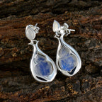 Rainbow-Moonstone-Korean-Isabel-Toi-et-Moi-Stud-White-925-Silver-Earring