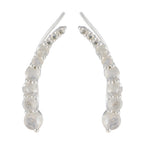 Rainbow-Moonstone-Japanese-Andrea-multiple-EarCuff-White-925-Silver-Earring