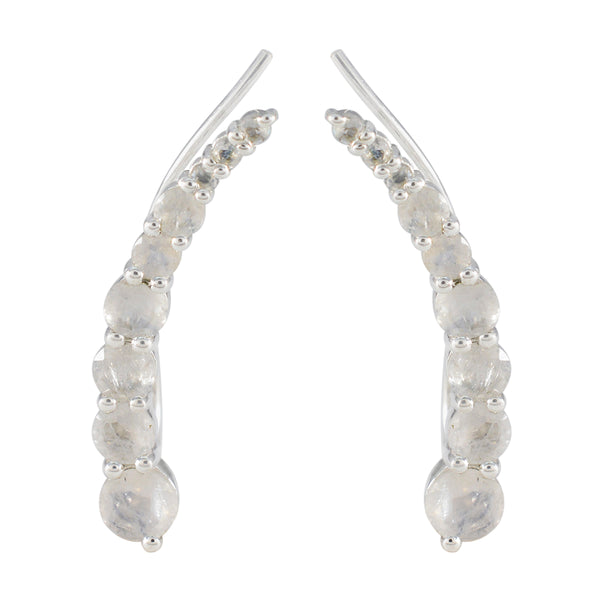 Rainbow-Moonstone-Japanese-Andrea-multiple-EarCuff-White-925-Silver-Earring