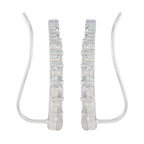 Rainbow-Moonstone-Japanese-Andrea-multiple-EarCuff-White-925-Silver-Earring