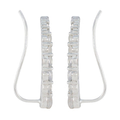 Rainbow-Moonstone-Japanese-Andrea-multiple-EarCuff-White-925-Silver-Earring