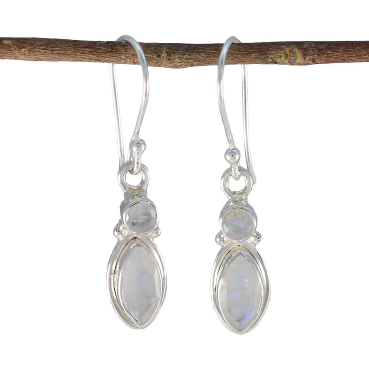 Rainbow-Moonstone-Egyptian-Bianca-Toi-et-Moi-Dangle-White-Silver-Earring