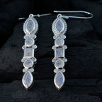 Rainbow-Moonstone-German-Autumn-multiple-Dangle-White-Sterling-Silver-Earring