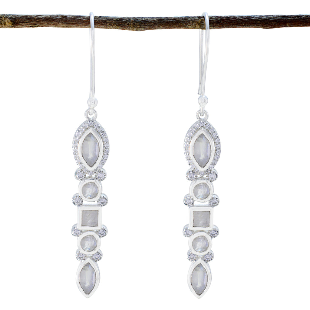 Rainbow-Moonstone-German-Autumn-multiple-Dangle-White-Sterling-Silver-Earring