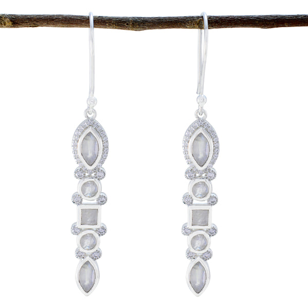 Rainbow-Moonstone-German-Autumn-multiple-Dangle-White-Sterling-Silver-Earring