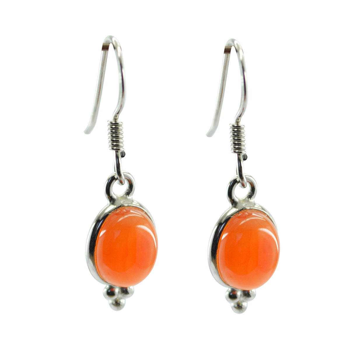 Red-Onyx-Russian-Bella-multiple-Dangle-Red-Sterling-Silver-Earring Main image
