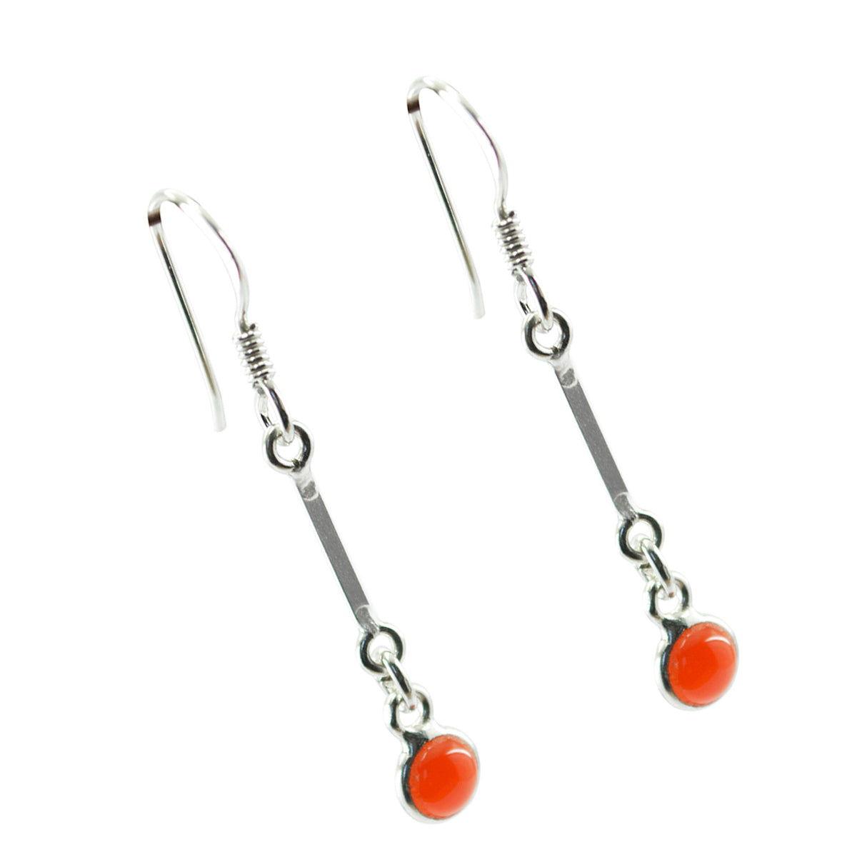 Red-Onyx-Moroccan-Bianca-multiple-Dangle-Red-925-Sterling-Silver-Earring