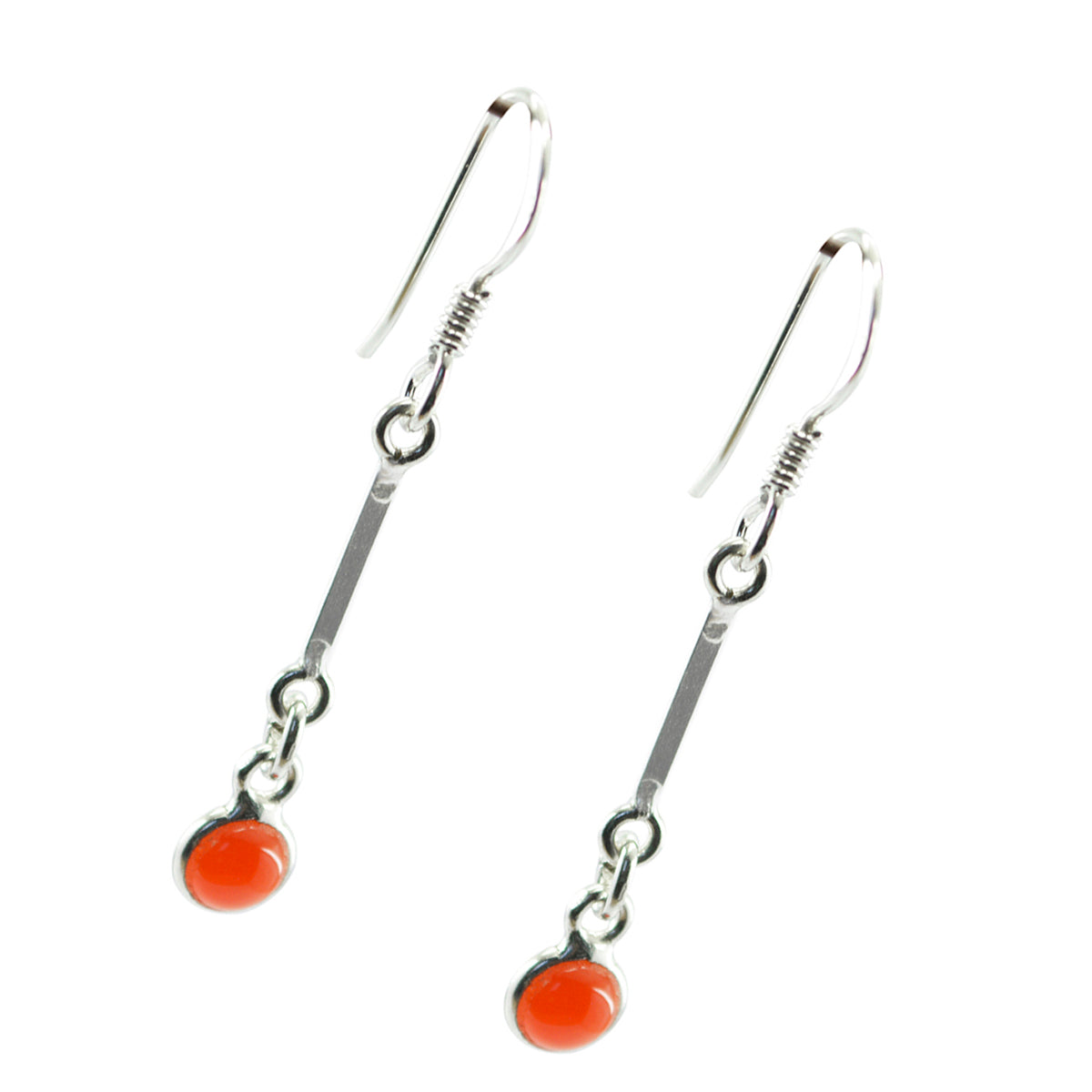 Red-Onyx-Moroccan-Bianca-multiple-Dangle-Red-925-Sterling-Silver-Earring