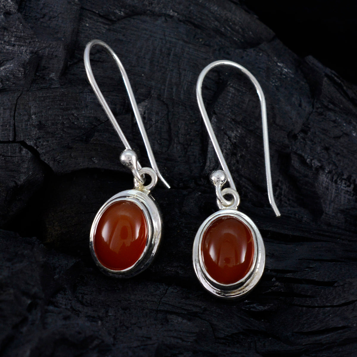 Red-Onyx-Egyptian-Camila-multiple-Dangle-Red-925-Silver-Earring