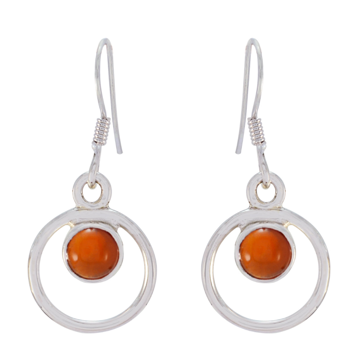 Red-Onyx-Japanese-Chloe-multiple-Dangle-Red-92.5-Silver-Earring