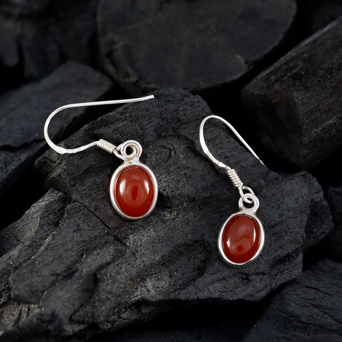 Red-Onyx-Turkish-Claire-multiple-Dangle-Red-925-Sterling-Silver-Earring
