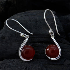 Red-Onyx-Mexican-Elena-Solitaire-Dangle-Red-Silver-Earring