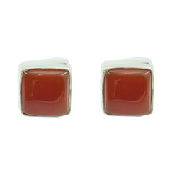 Red-Onyx-Spanish-Ella-Solitaire-Stud-Red-925-Silver-Earring