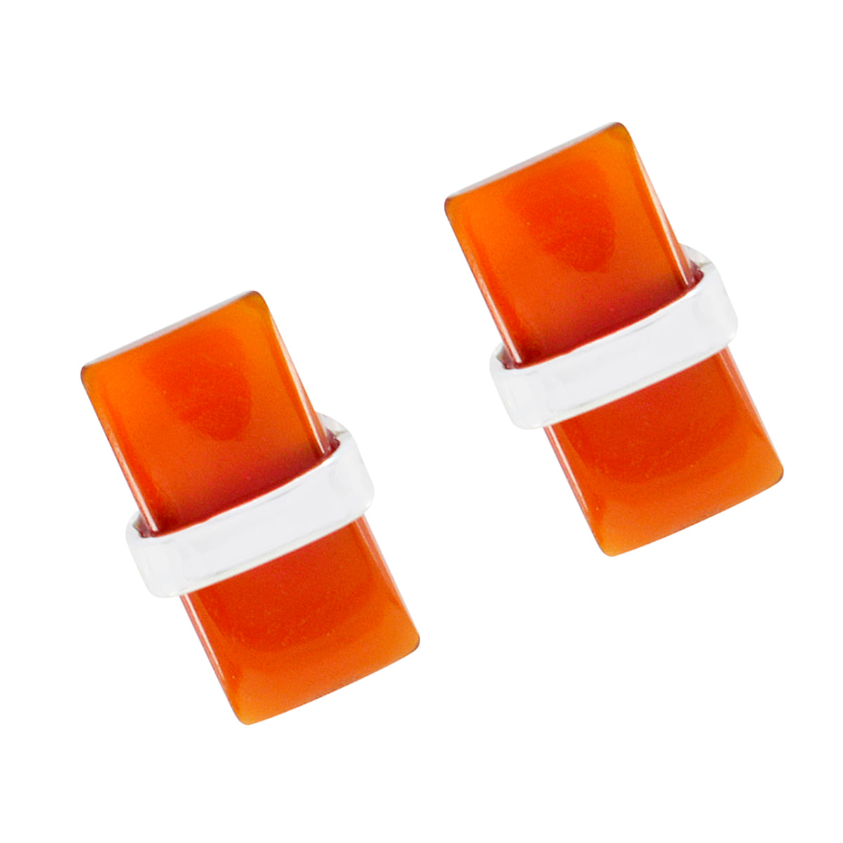 Red-Onyx-Latin-American-Ellie-Solitaire-Stud-Red-92.5-Silver-Earring