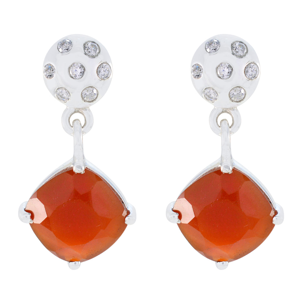 Red-Onyx-German-Emily-multiple-Stud-Red-Silver-Earring