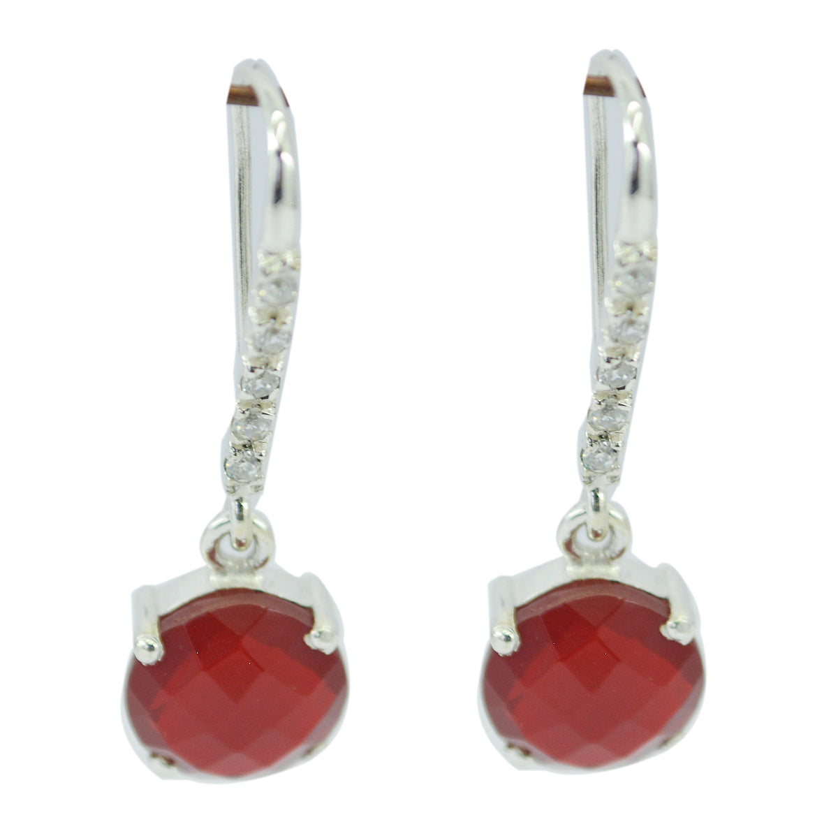 Red-Onyx-Russian-Eva-multiple-Dangle-Red-Sterling-Silver-Earring