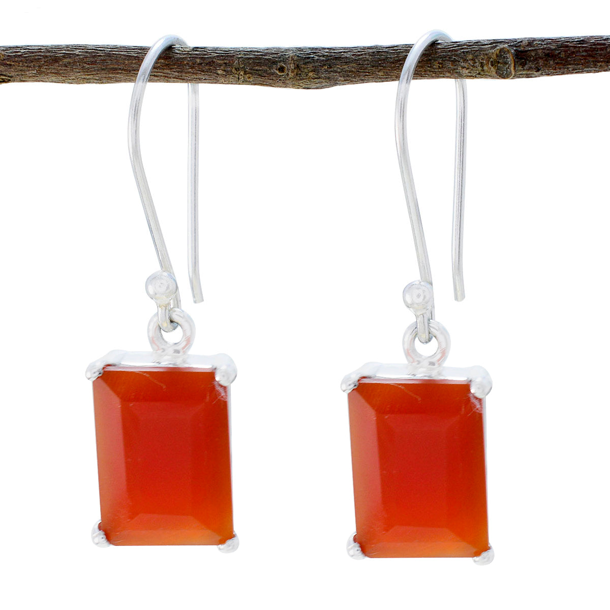 Red-Onyx-Egyptian-Freya-Solitaire-Dangle-Red-Silver-Earring
