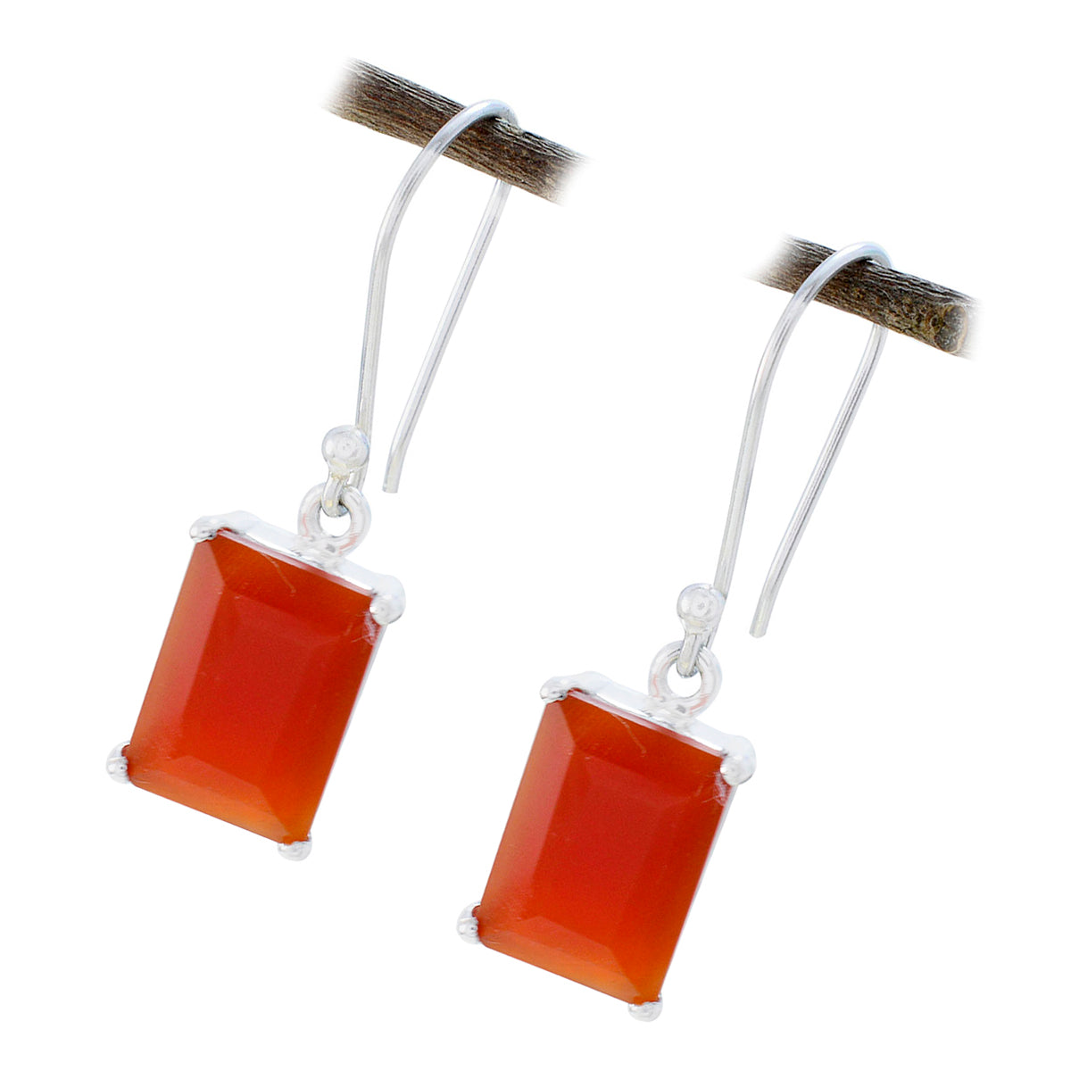 Red-Onyx-Egyptian-Freya-Solitaire-Dangle-Red-Silver-Earring