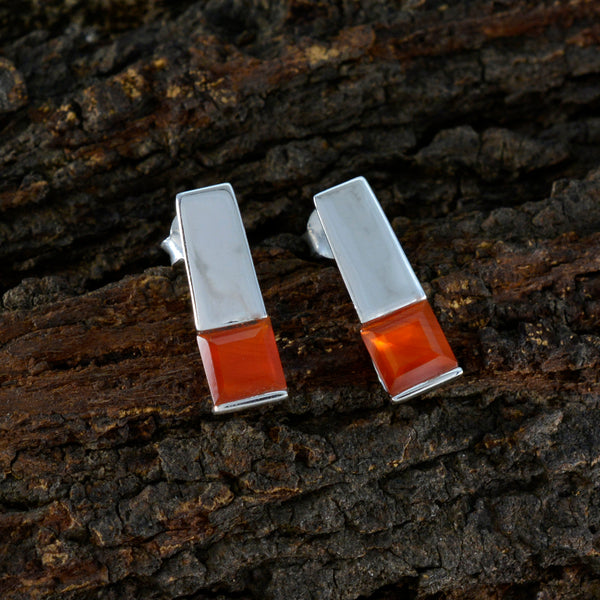 Red-Onyx-Moroccan-Marie-Solitaire-Stud-Red-92.5-Silver-Earring
