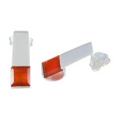 Red-Onyx-Moroccan-Marie-Solitaire-Stud-Red-92.5-Silver-Earring