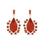 Red-Onyx-Italian-Bianca-multiple-Stud-Red-925-Silver-Earring