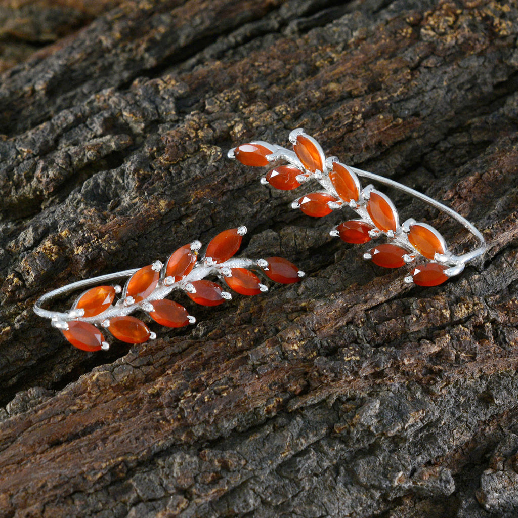 Red-Onyx-American-Genesis-multiple-Stud-Red-92.5-Silver-Earring