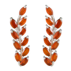 Red-Onyx-American-Genesis-multiple-Stud-Red-92.5-Silver-Earring
